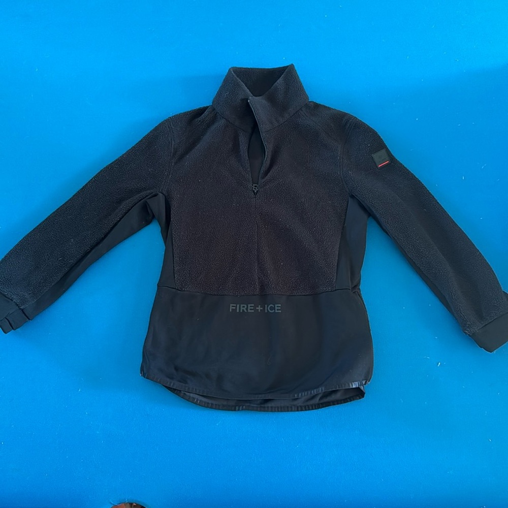Bogner Fire and Ice black fleece pullover